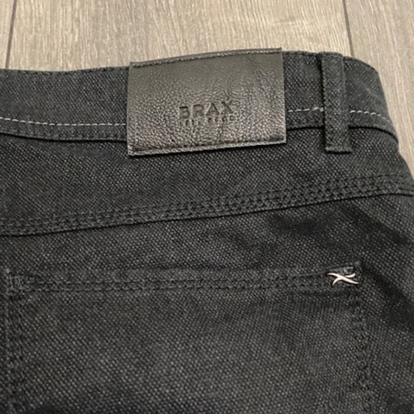 Brax Cooper Fancy Black Cotton Pants Size 40 - Picture 10 of 12